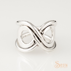 Sterling Silver Double Infinity Ring Sterling Silver Double Infinity Ring